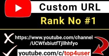 How To Create Custom URL For YouTube Channel