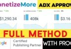 How To Get Adx Approval From Monetize More