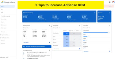 9 Tips to Increase AdSense RPM